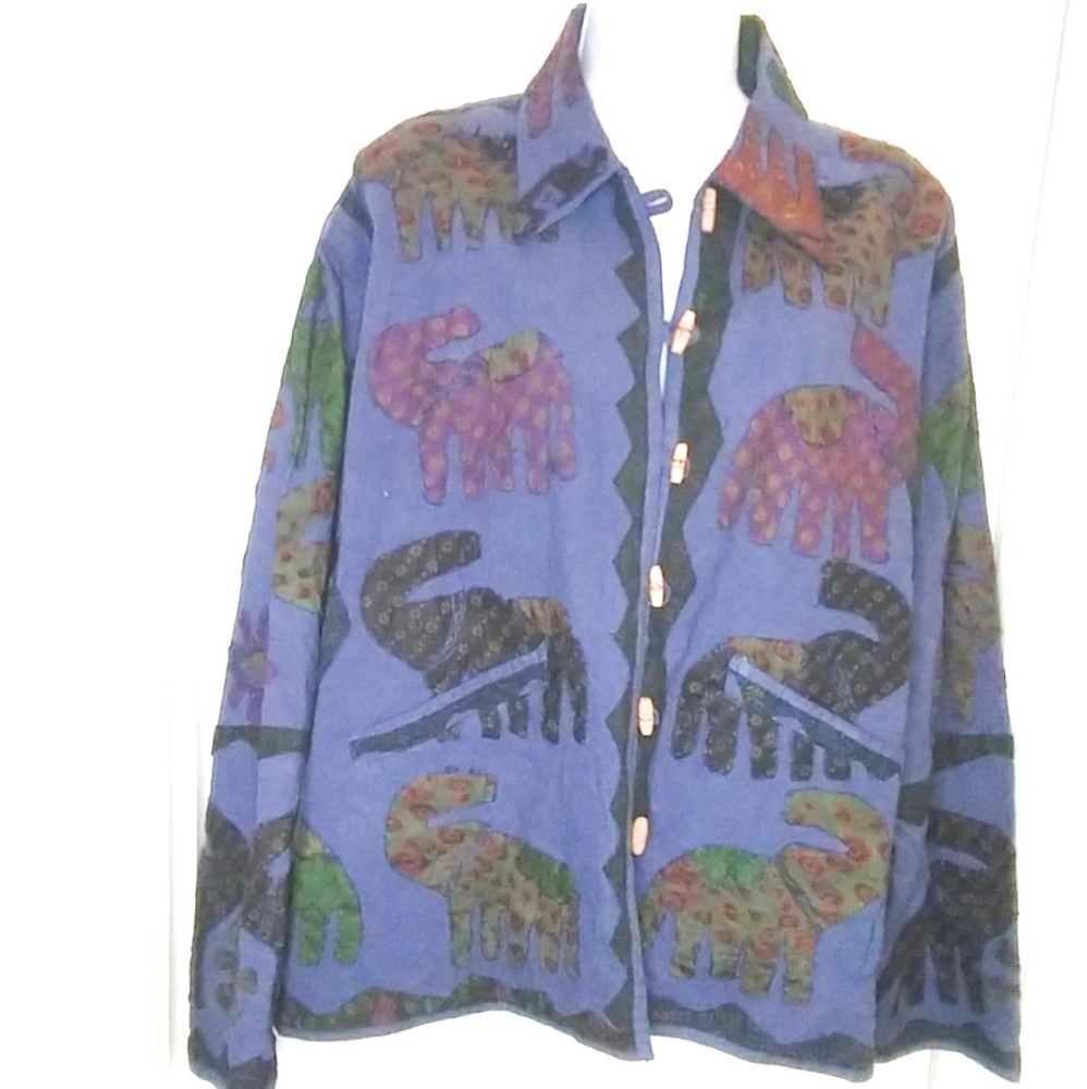 TRESKA elephant boho jacket